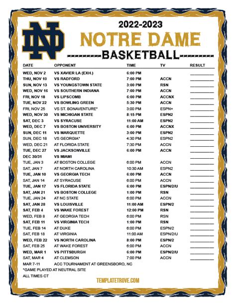 notre dame fighting irish men's basketball|notre dame men's basketball schedule 23 24.